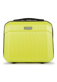 Solier - Kuferek podróżny mały ABS STL945 żółty. Kolor: żółty. Materiał: materiał #1