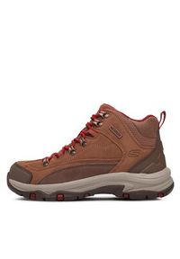 skechers - Skechers Trapery Trego Alpine Trail 167004/BRN Brązowy. Kolor: brązowy. Materiał: materiał #3