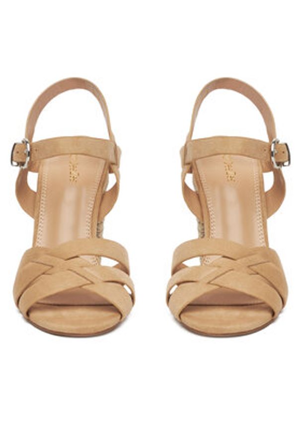 DeeZee Espadryle XFV19008-11 Beżowy. Kolor: beżowy. Materiał: materiał