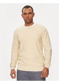INDICODE Sweter Hugolia 30-459 Beżowy Regular Fit. Kolor: beżowy. Materiał: bawełna #1