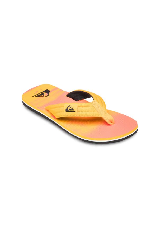 Japonki plażowe męskie Quiksilver MOLOKAI LAYBACK. Okazja: na plażę. Kolor: różowy. Sezon: lato