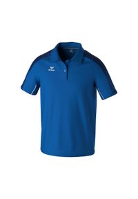 ERIMA - Polo Erima Evo Star. Typ kołnierza: polo. Kolor: niebieski. Materiał: materiał. Długość rękawa: raglanowy rękaw. Sport: piłka nożna #1