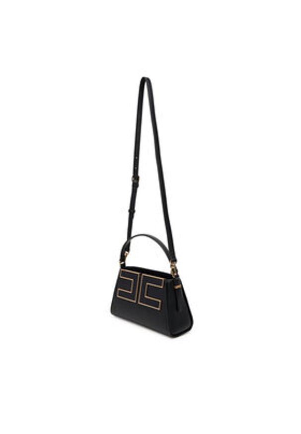 Elisabetta Franchi Torebka BS-36A-56E2-V360 Czarny. Kolor: czarny. Materiał: skórzane