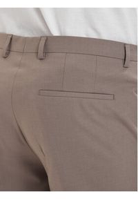 Hugo - HUGO Garnitur Arti-Hesten 50544524 Brązowy jasny Extra Slim Fit. Kolor: brązowy. Materiał: syntetyk #5