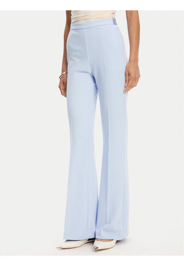 Imperial Spodnie palazzo P3E9JAW Błękitny Wide Leg. Kolor: niebieski. Materiał: syntetyk