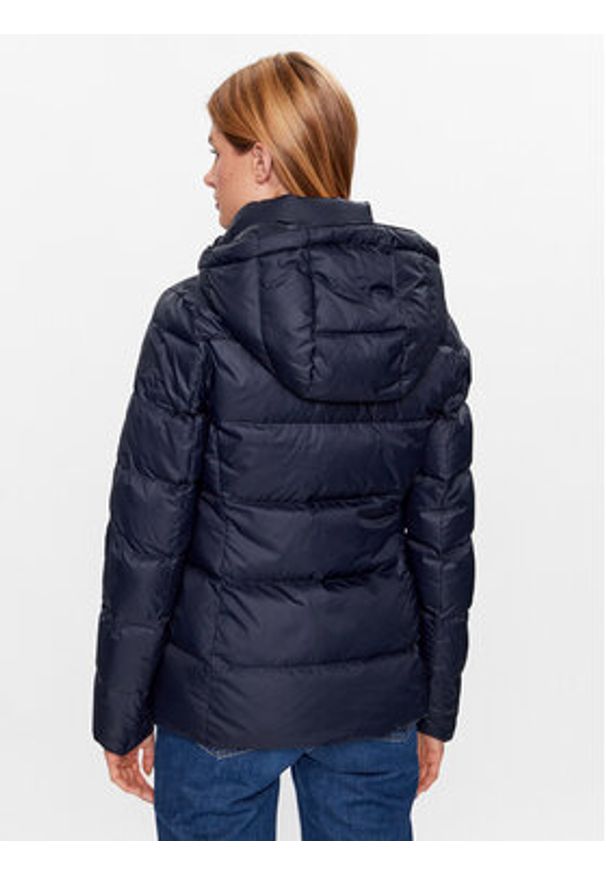 TOMMY HILFIGER - Tommy Hilfiger Kurtka puchowa WW0WW38934 Granatowy Regular Fit. Kolor: niebieski. Materiał: puch, syntetyk