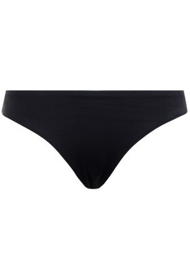 Seafolly Dół od bikini Mini Hipster 40241-065 Czarny. Kolor: czarny. Materiał: syntetyk