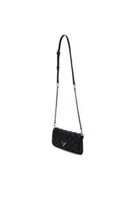 Guess Torebka Giully II Mini HWQG96 73750 Czarny. Kolor: czarny. Materiał: skórzane