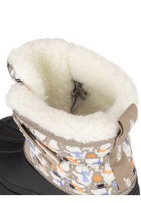 Moomin Śniegowce AW24-325MMN Beżowy. Kolor: beżowy. Materiał: materiał