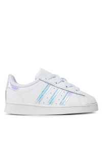 Adidas - adidas Buty Superstar El I FV3143 Biały. Kolor: biały. Materiał: skóra. Model: Adidas Superstar