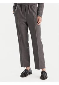 Weekend Max Mara Spodnie materiałowe Hataley 2525136022 Szary Regular Fit. Kolor: szary. Materiał: wełna