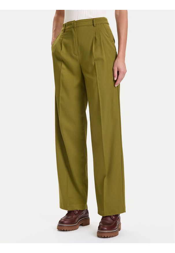 United Colors of Benetton - United Colors Of Benetton Spodnie palazzo 4YVXDF09R Zielony Regular Fit. Kolor: zielony. Materiał: syntetyk