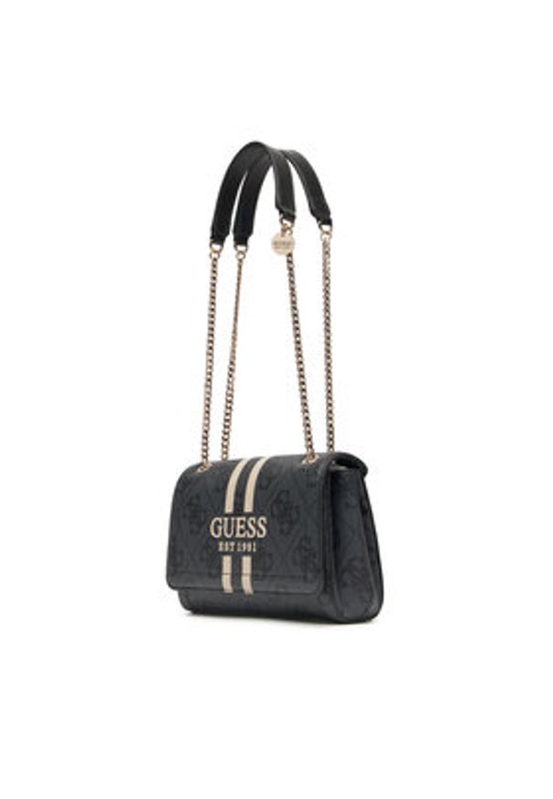 Guess Torebka HWOS96 72210 Czarny. Kolor: czarny. Materiał: skórzane