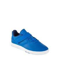 KIPSTA - Buty do street soccera dla dzieci Imviso Barrio Kid. Kolor: biały, wielokolorowy, niebieski. Szerokość cholewki: normalna. Sport: piłka nożna
