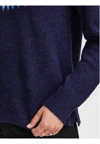 Fransa Sweter 20612945 Granatowy Regular Fit. Kolor: niebieski. Materiał: syntetyk #3