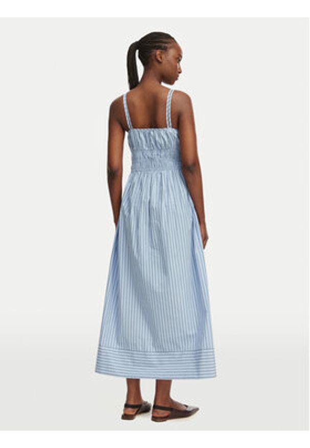 BOSS Sukienka letnia C Diplyn 50559218 Niebieski jasny Regular Fit. Kolor: niebieski. Materiał: bawełna. Sezon: lato