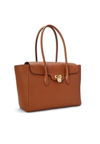 Lauren Ralph Lauren - LAUREN RALPH LAUREN Torebka 431966862002 Brązowy. Kolor: brązowy. Materiał: skórzane