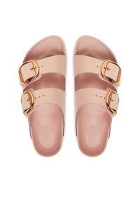 Birkenstock Klapki Arizona Big Buckle Hex 1029392 Różowy. Kolor: różowy. Materiał: skóra #4