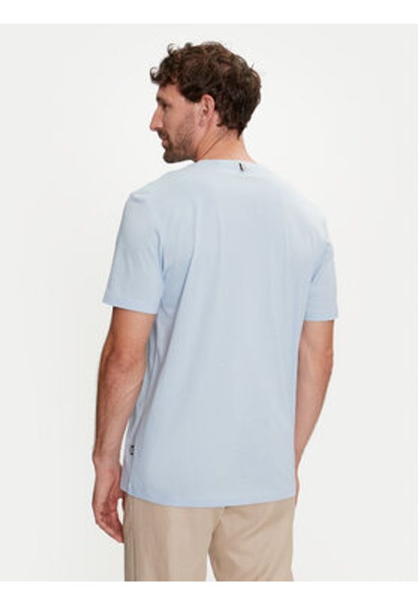 BOSS - Boss T-Shirt Tessler 150 50468395 Błękitny Slim Fit. Kolor: niebieski. Materiał: bawełna