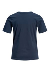 Jack & Jones - Jack&Jones T-Shirt Corp 12151955 Granatowy Slim Fit. Kolor: niebieski. Materiał: bawełna