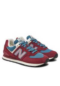 New Balance Sneakersy U574RBB Czerwony. Kolor: czerwony. Materiał: skóra. Model: New Balance 574 #6