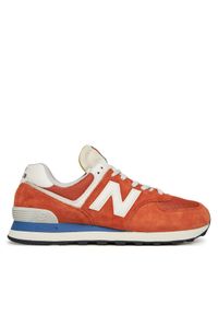 New Balance Sneakersy U574VPA Pomarańczowy. Kolor: pomarańczowy. Materiał: zamsz, skóra. Model: New Balance 574