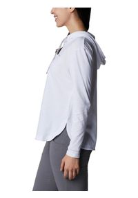 columbia - Bluza damska Columbia Sun Trek z kapturem. Typ kołnierza: kaptur. Kolor: biały. Materiał: elastan, poliester, bawełna. Długość rękawa: długi rękaw. Długość: długie. Sezon: lato. Sport: turystyka piesza, kolarstwo