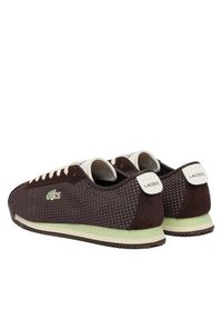Lacoste Sneakersy Club Low 51SMA0036 Brązowy. Kolor: brązowy. Materiał: materiał #6