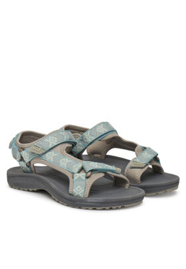 Jack Wolfskin Sandały Wave Breaker 4050291 Zielony. Kolor: zielony. Materiał: materiał