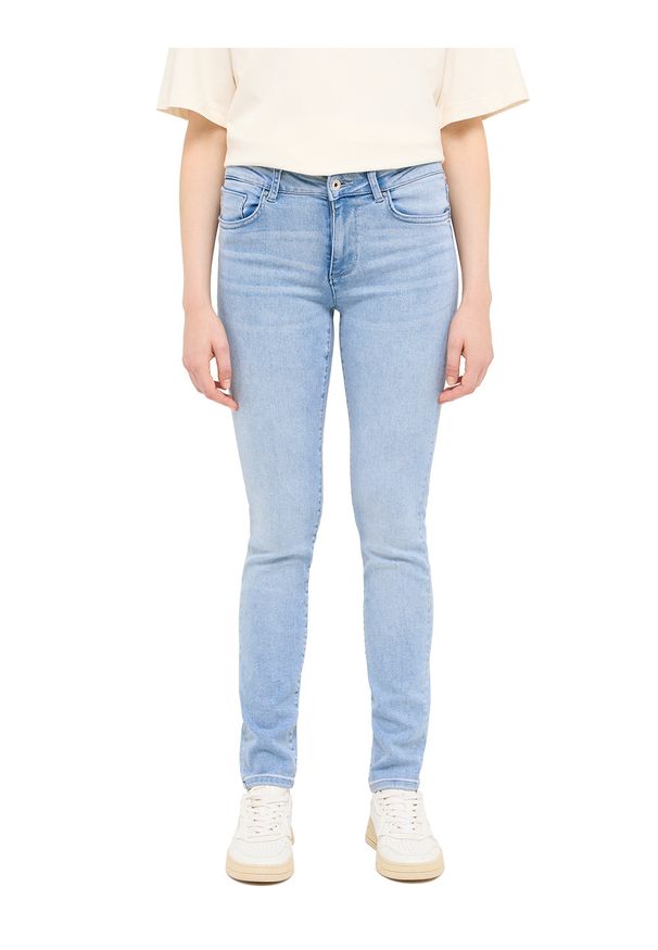 Damskie Spodnie jeansowe Mustang Style Shelby Slim Denim Blue 1016542 5000 211