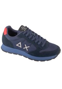 SUN68 - Buty sportowe Sneakersy męskie, Tom Solid. Kolor: niebieski. Sport: turystyka piesza