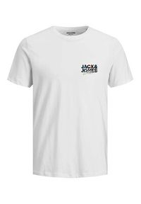 Jack & Jones - Jack&Jones Komplet 4 t-shirtów Geplas 12288304 Kolorowy Regular Fit. Materiał: bawełna. Wzór: kolorowy