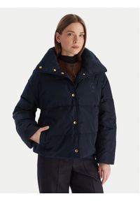 TOMMY HILFIGER - Tommy Hilfiger Kurtka puchowa WW0WW47294 Granatowy Relaxed Fit. Kolor: niebieski. Materiał: syntetyk #1