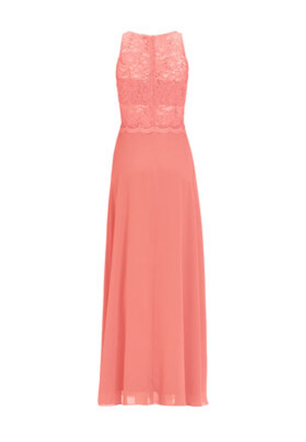 Swing Sukienka wieczorowa 5AI01400 Koralowy Regular Fit. Kolor: pomarańczowy. Materiał: syntetyk. Styl: wizytowy