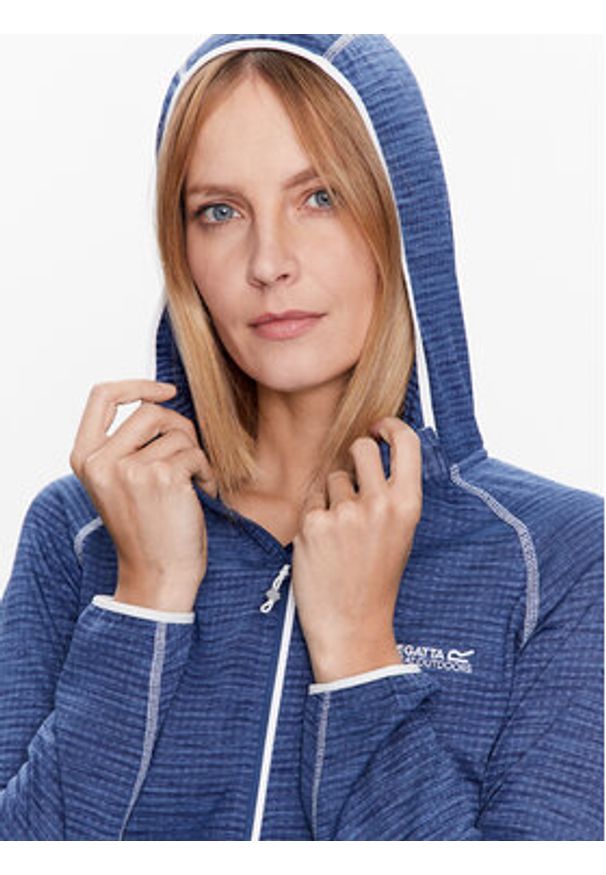 Regatta Bluza Yonder RWA525 Niebieski Regular Fit. Kolor: niebieski. Materiał: syntetyk