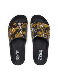 Versace Jeans Couture Klapki 78VA3SQ3 Czarny. Kolor: czarny #4