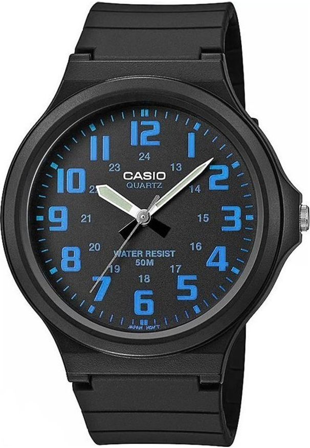 Zegarek Casio ZEGAREK MĘSKI CASIO MW-240-2B (zd166d) - KLASYKA