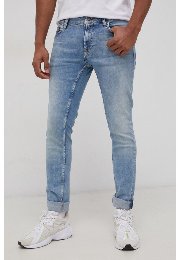 Only & Sons Jeansy Loom męskie. Kolor: niebieski