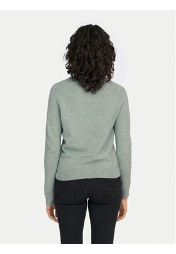 only - ONLY Sweter Rica 15204279 Zielony Regular Fit. Kolor: zielony. Materiał: syntetyk