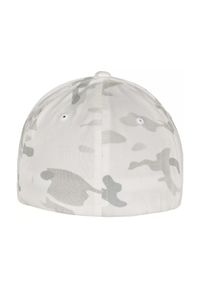 FLEXFIT - 6 Panel Camo Baseball Cap. Kolor: brązowy