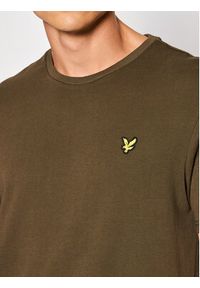 Lyle & Scott T-Shirt Plain TS400VOG Zielony Regular Fit. Kolor: zielony. Materiał: bawełna #3