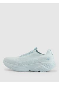 4f - 4F Niskie sneakersy sportowe VELOCORE damskie - niebieskie 37. Okazja: na co dzień. Zapięcie: sznurówki. Kolor: niebieski. Materiał: dzianina, guma. Szerokość cholewki: normalna #1