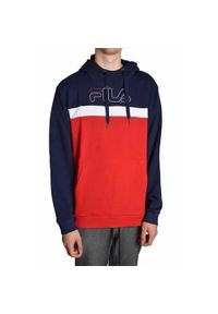 Bluza sportowa męska Fila Lauritz Hoody. Typ kołnierza: kaptur. Kolor: czerwony, niebieski, wielokolorowy #1