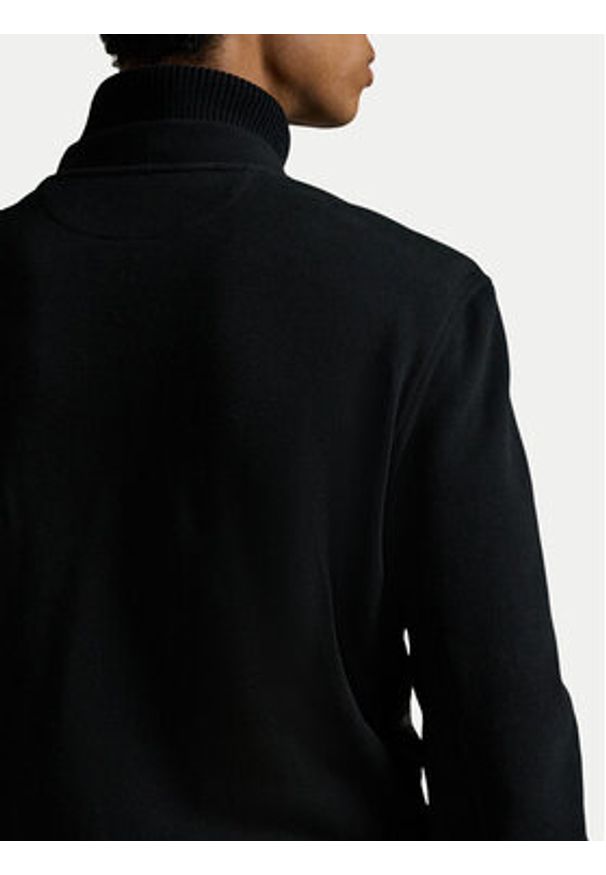 Polo Ralph Lauren Kurtka przejściowa 710981493001 Czarny Regular Fit. Typ kołnierza: polo. Kolor: czarny. Materiał: bawełna