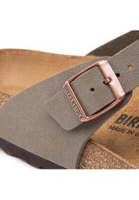 Birkenstock Japonki Gizeh 0043391 Szary. Kolor: szary. Materiał: skóra