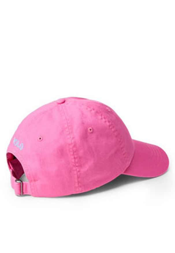 Polo Ralph Lauren Czapka z daszkiem 211912843502 Różowy. Kolor: różowy. Materiał: bawełna