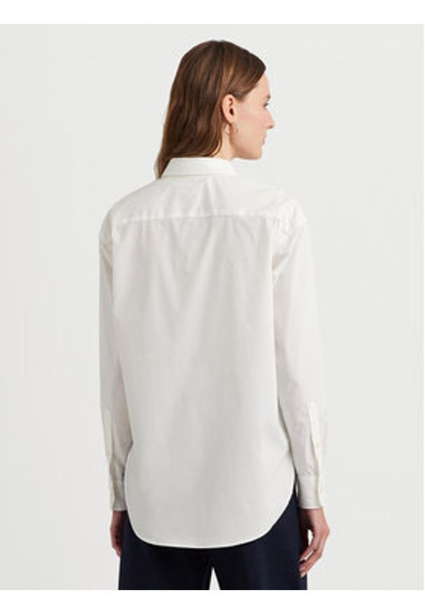 Lauren Ralph Lauren Koszula 200932538001 Biały Straight Fit. Kolor: biały. Materiał: bawełna