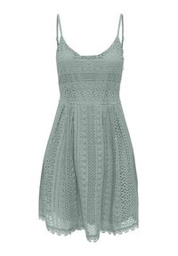 only - ONLY Sukienka letnia Helena 15204799 Zielony Regular Fit. Kolor: zielony. Materiał: bawełna. Sezon: lato