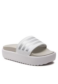 Adidas - adidas Klapki adilette Platform Slides IE9703 Biały. Kolor: biały. Obcas: na platformie #4
