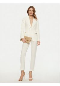 Marciano Guess Spodnie materiałowe 5RGB03 7115A Biały Slim Fit. Kolor: biały. Materiał: syntetyk